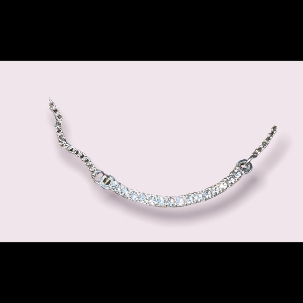 dainty silver necklace